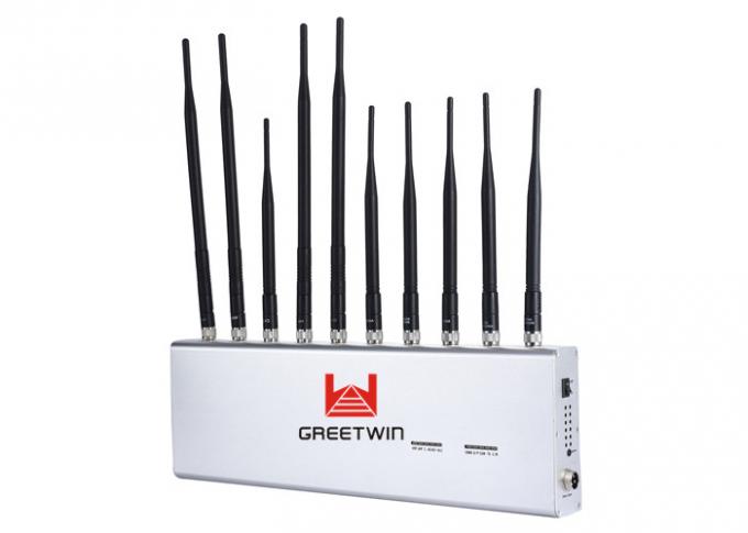 10 Antennas 3G 4G Cellphone Signal Blocker WiFi GPS Full Bands Signal Jammer 1