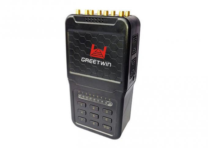 5.8 G High Power Mobile Phone Jammer , ABS Shell RF Frequency Jammer Up To 20m 0