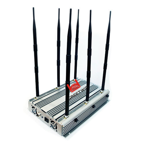 VSWR Protection 4G LTE Cell Phone Signal Jammer , Mobile Phone Inhibitor High Power 0