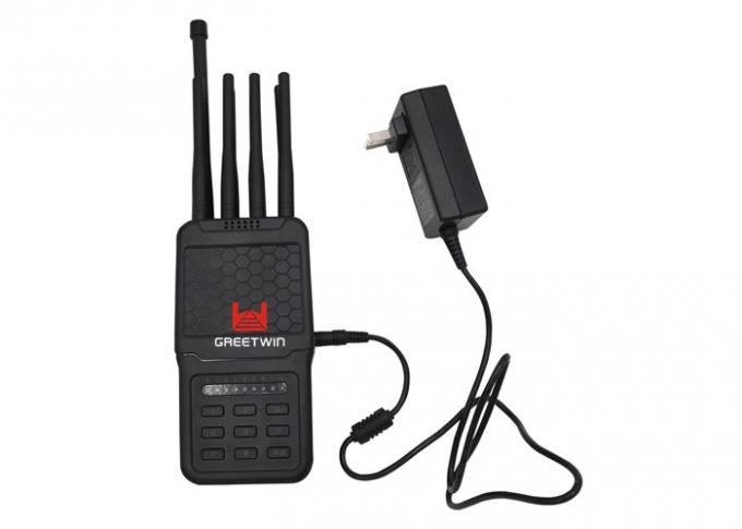 8 Antenna WiFi 5.8G Mobile Phone Signal Jammer Handheld With Plastic Shell 0