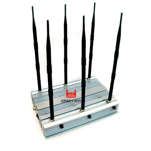 VSWR Protection 4G LTE Cell Phone Signal Jammer , Mobile Phone Inhibitor High Power