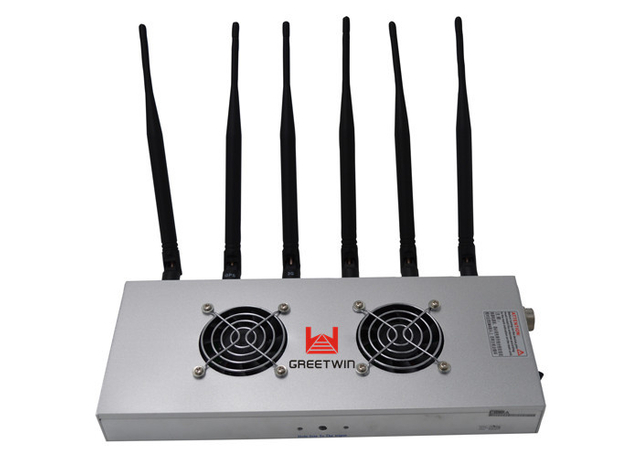 6 Antennas 12W 4G2300 LTE800 LTE2600 Cell Phone Signal Jammer 30 Meters