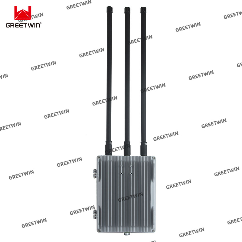 300 Meters 130W High Power Outdoor Vehicle Project Anti Drone Jammer for UAV FPV 2.4G 5.8g 900MHz