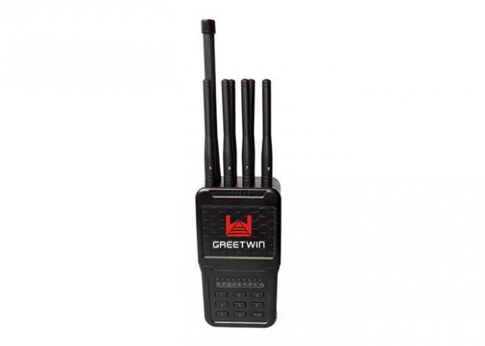 8 Band WIFI 2.4G 5.8G Handy Signal Jammer , 3G 4G Mobile Phone Signal Blocker 0