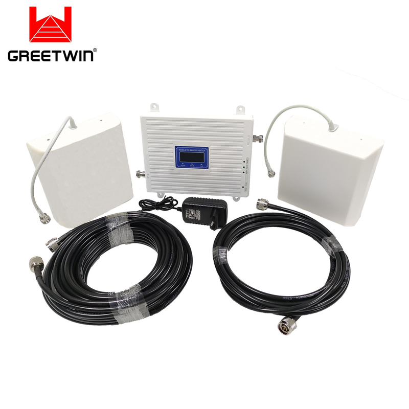 60dB GSM 2g 3G 4G Mobile Signal Booster Triple Band 900/1800/2100MHz