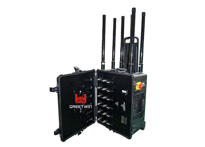20-500MHz Portable High Power IED Jammer VIP bomb Jammer Remote control jammer