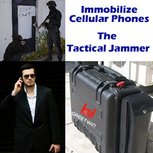 Tactical WiFi Network Jammer VHF 135 - 174 MHz UHF 400 - 470 MHz Box Type 0