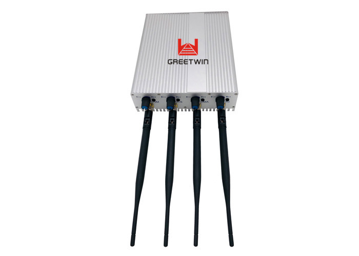 Adjustable Powerful Cell Phone Signal Jammer for Conference Room , up to 40 Meters