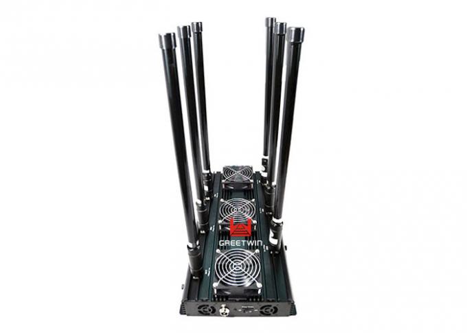 Powerful Desktop 6 Channel Mobile Phone Signal Jammer For Prisons Courts 0