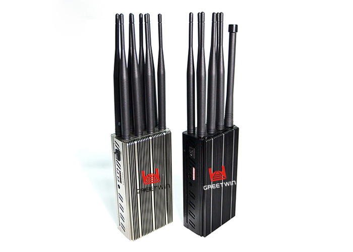 Portable Selectable Cell Phone Blocker Jammer With 8000mah Capacity Battery