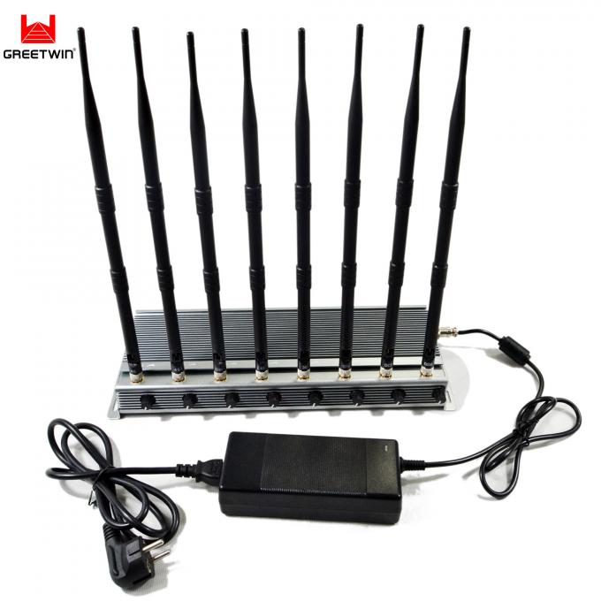 WiFi 2.4G Adjustable 60m 46W WIFI Mobile Signal Jammer 2