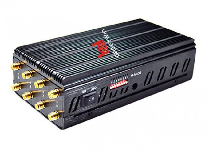 3 Hours WIFI GPS Mobile Phone Signal Jammer , 4G LTE700MHz Wireless Signal Blocker 0
