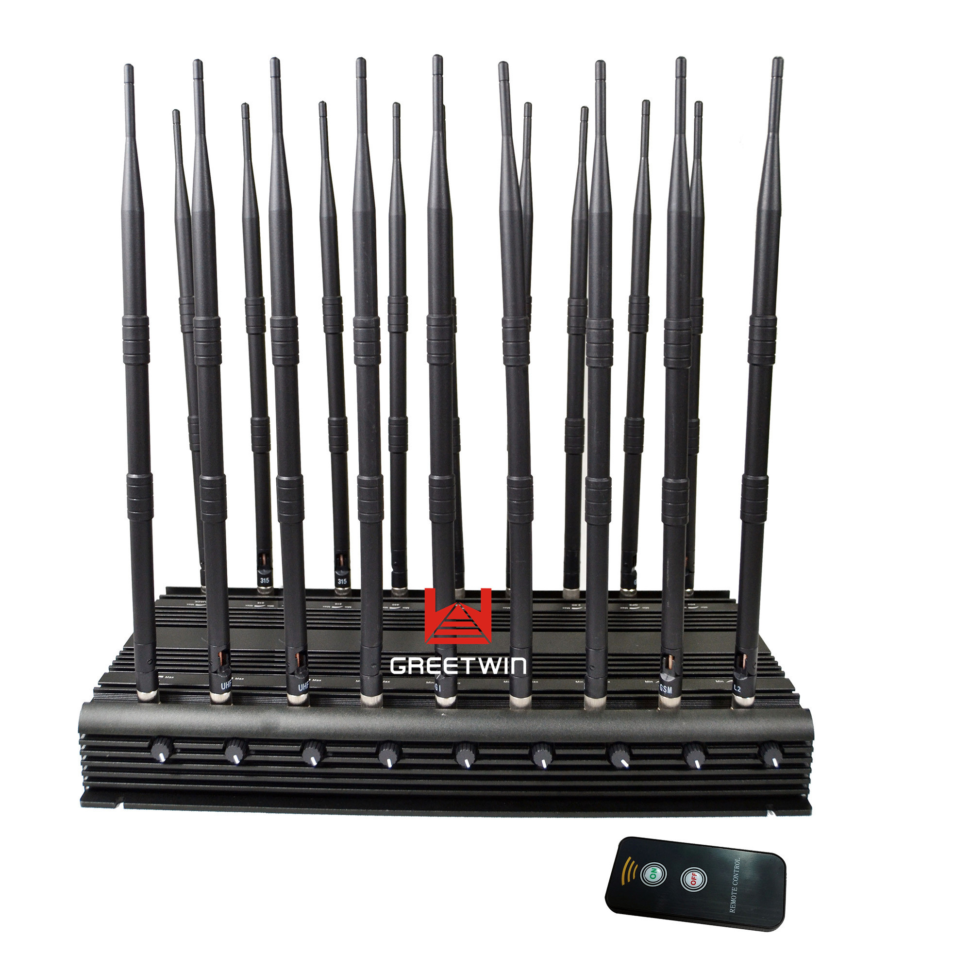 18 Antennas Mobile Phone Network Jammer 2G 3G 4G Wifi 5.2G /5.8G/ GPS Jammer