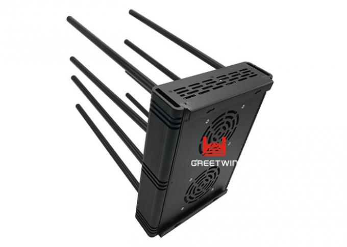 Desktop 10W 8 Band Cell Phone Signal Jammer Customizable Frequencies 0