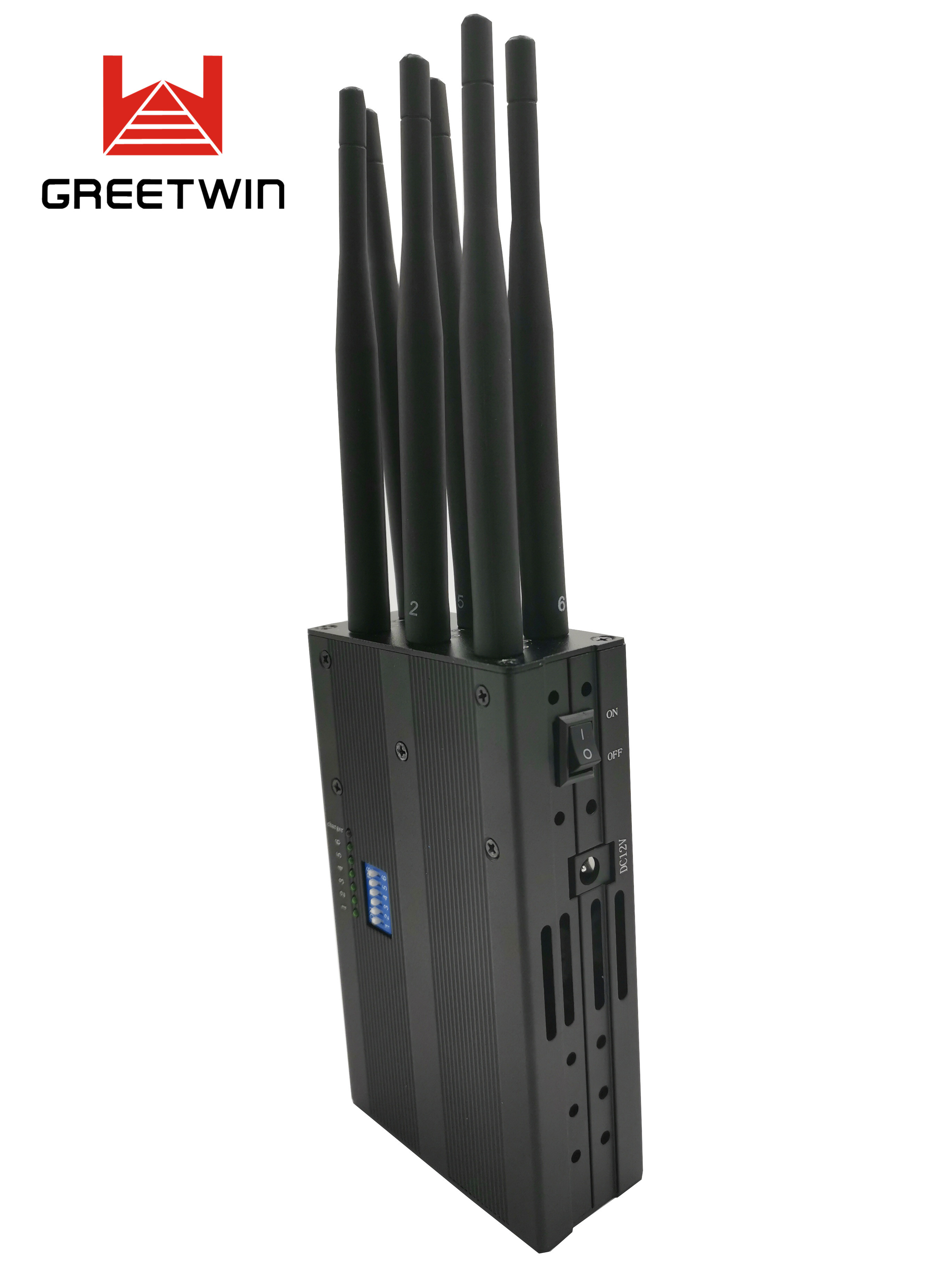 Handheld 3G 4G Cell Phone Jammer / Portable Mobile Phone GPS Jammer Metal Case