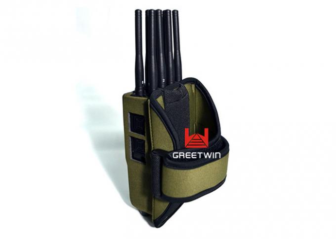 4G LTE800 LTE2600 Handheld Mobile Phone Signal Jammer / Cell Phone Blocking Device For Military 0
