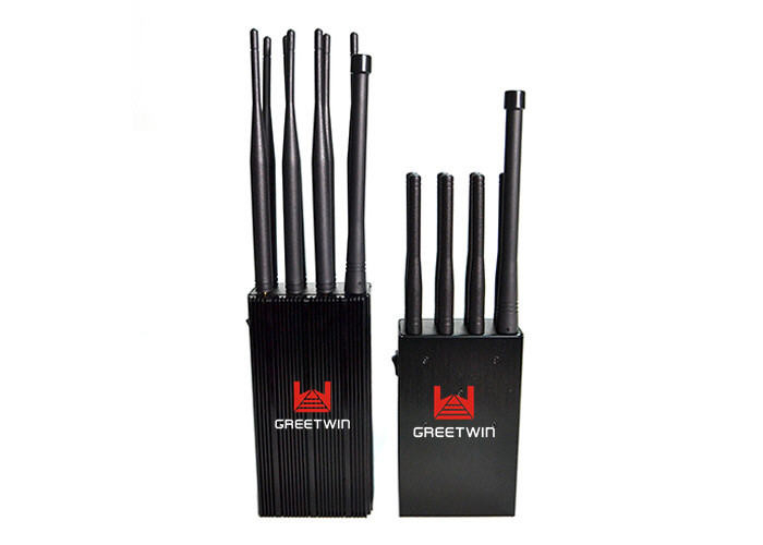 Portable Selectable Cell Phone Blocker Jammer With 8000mah Capacity Battery