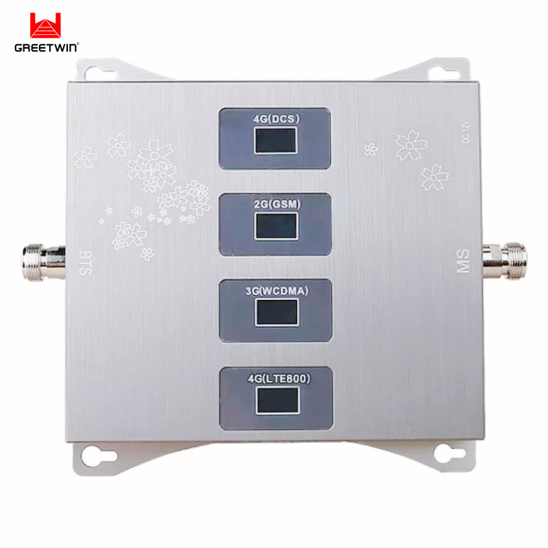 4 Band 1.5 VSWR 2600MHz Gsm Signal Booster 65dB Gain