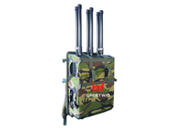 6 Channels Powerful 200 Meters Manpack Jammer For Military Security Force