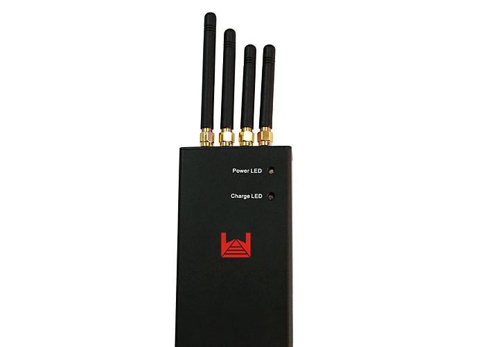 Four Omni Antennas Portable GPS Signal Jammer , 3G Anti - tracking gps blocker for cars