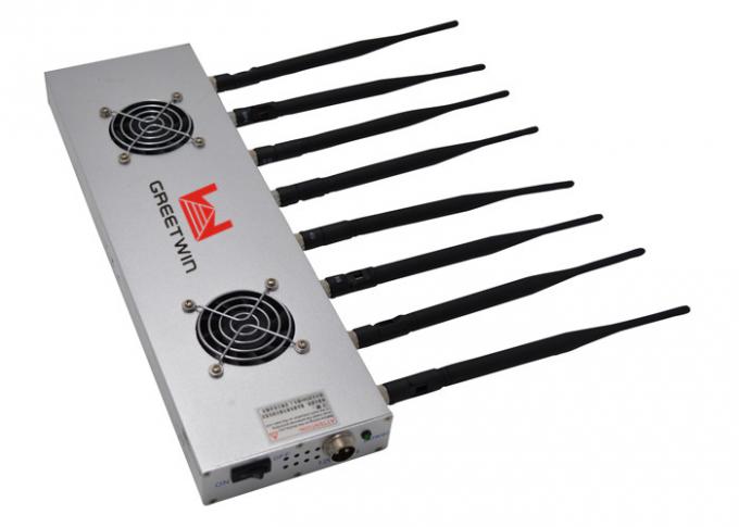 Wi-Fi 2G 3G 4G Cell Phone Signal Jammer 8 Antennas For Car / Bus 1