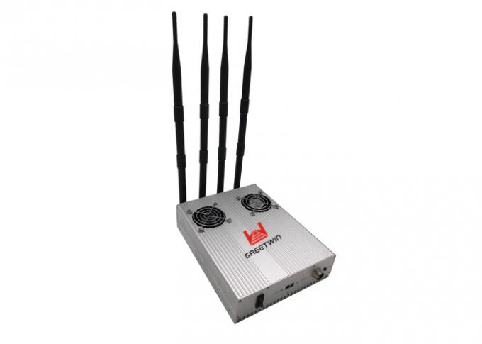 20W Output Power Cell Phone Signal Jammer for Exam Halls , Up to 50m Long Distance 0