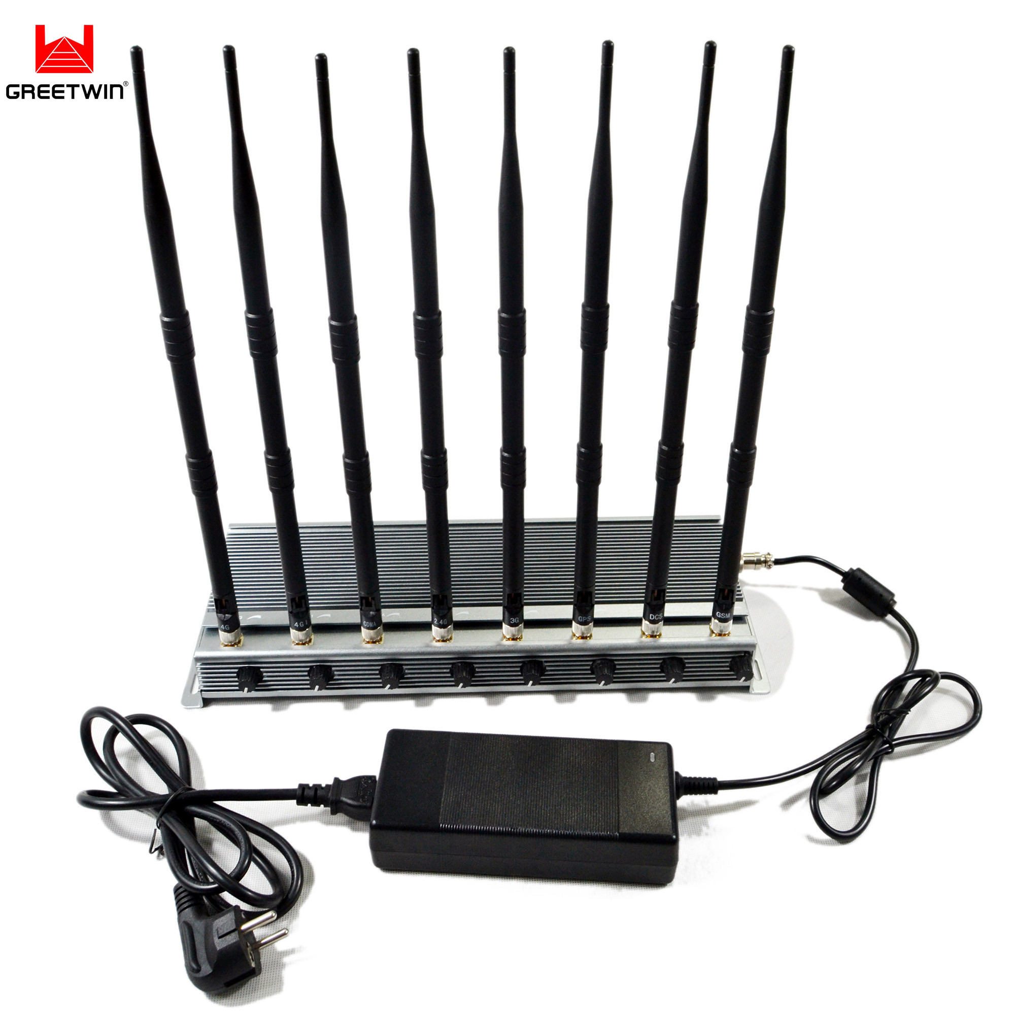 WiFi 2.4G Adjustable 60m 46W WIFI Mobile Signal Jammer