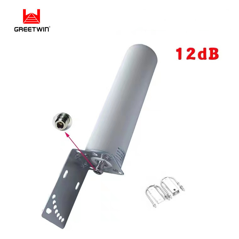 1.5 VSWR Cell Phone Signal Boosters 6dBi Cylinder Antenna Wall Mounted