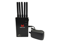 2.5W High Power Five Antennas gsm jammer device to block mobile phone signal