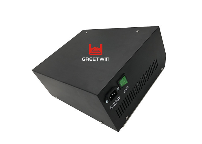 80W High Power Four Band Cell Phone Signal Jammer With 20 to 100m Jamming Meters
