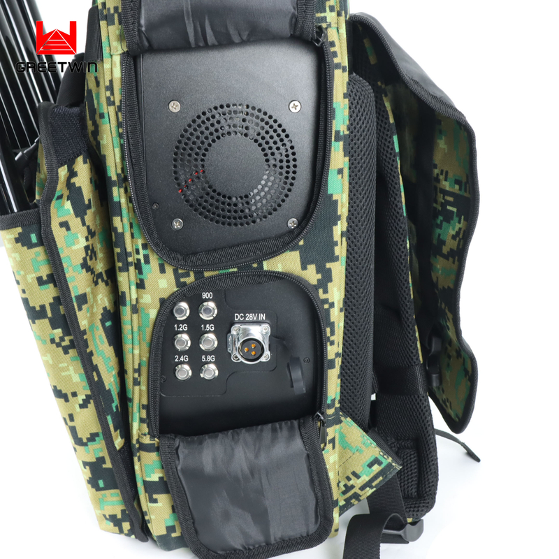 Greetwin 8 band backpack uav jammer anti drone control defense system 