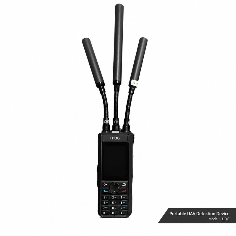 H13G Ultra-wideband Portable 5KM Drone Detector Handheld FPV Signal Detector